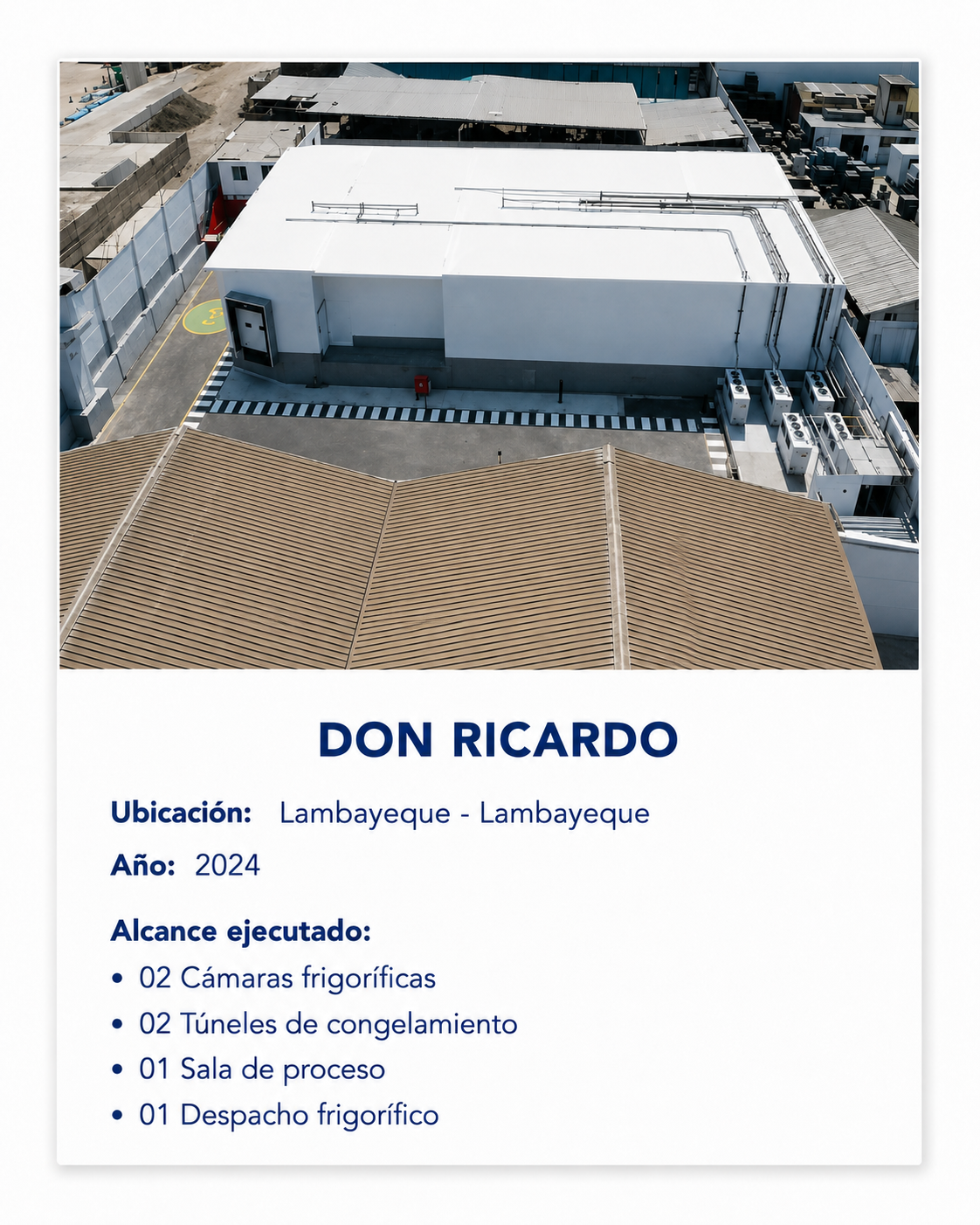 Información y fotografía del proyecto 4 de Nival
