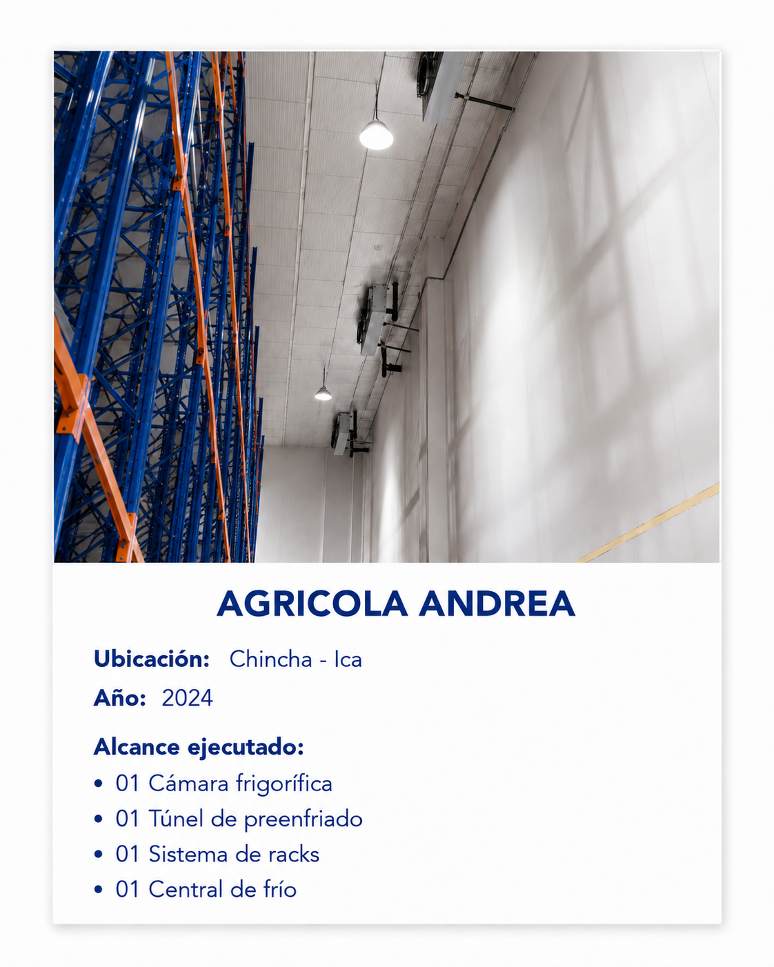 Información y fotografía del proyecto 5 de Nival