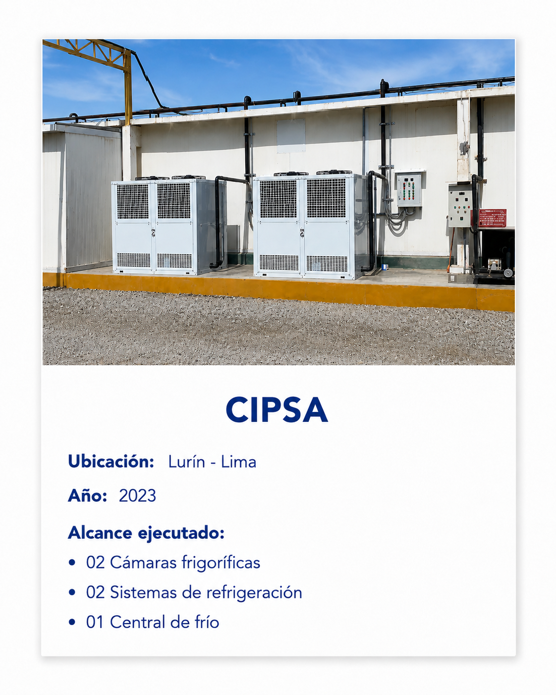 Información y fotografía del proyecto 8 de Nival