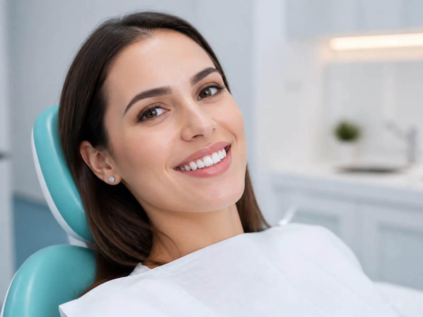 Sonrisa natural y luminosa, imagen ilustrativa de blanqueamiento dental.